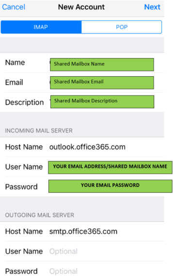 mac mail add shared mailbox office 365